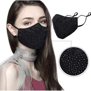 Black Reusable Rhinestone Stud